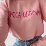 Bluza dzianinowa Coral Ola Voga pudrowa