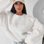 Bluza bawełniana Melanie Ola Voga ecru