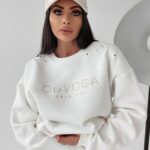 Bluza bawełniana Melanie Ola Voga ecru