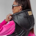 Bezrękawnik kamizelka pikowana Charly Ola Voga czarny