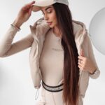 Bezrękawnik kamizelka pikowana Charly Ola Voga j.beżowa