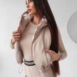 Bezrękawnik kamizelka pikowana Charly Ola Voga j.beżowa