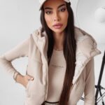 Bezrękawnik kamizelka pikowana Charly Ola Voga j.beżowa