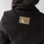 Płaszcz flauszowy Mary Ola Voga czarny