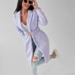 Płaszcz flauszowy Mary Ola Voga lila