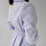 Płaszcz flauszowy Mary Ola Voga lila