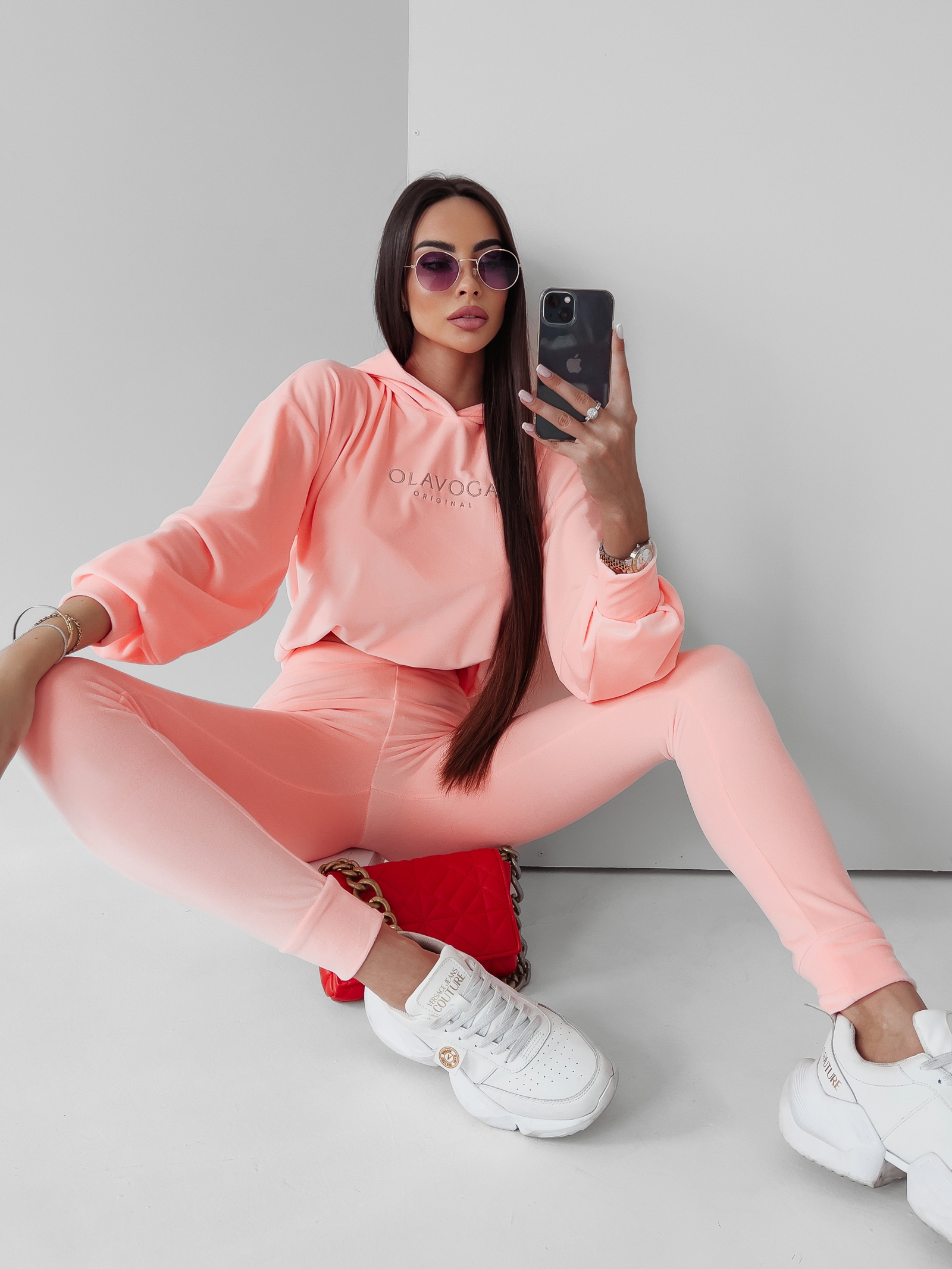 Komplet dresowy Penelope Ola Voga łososiowy