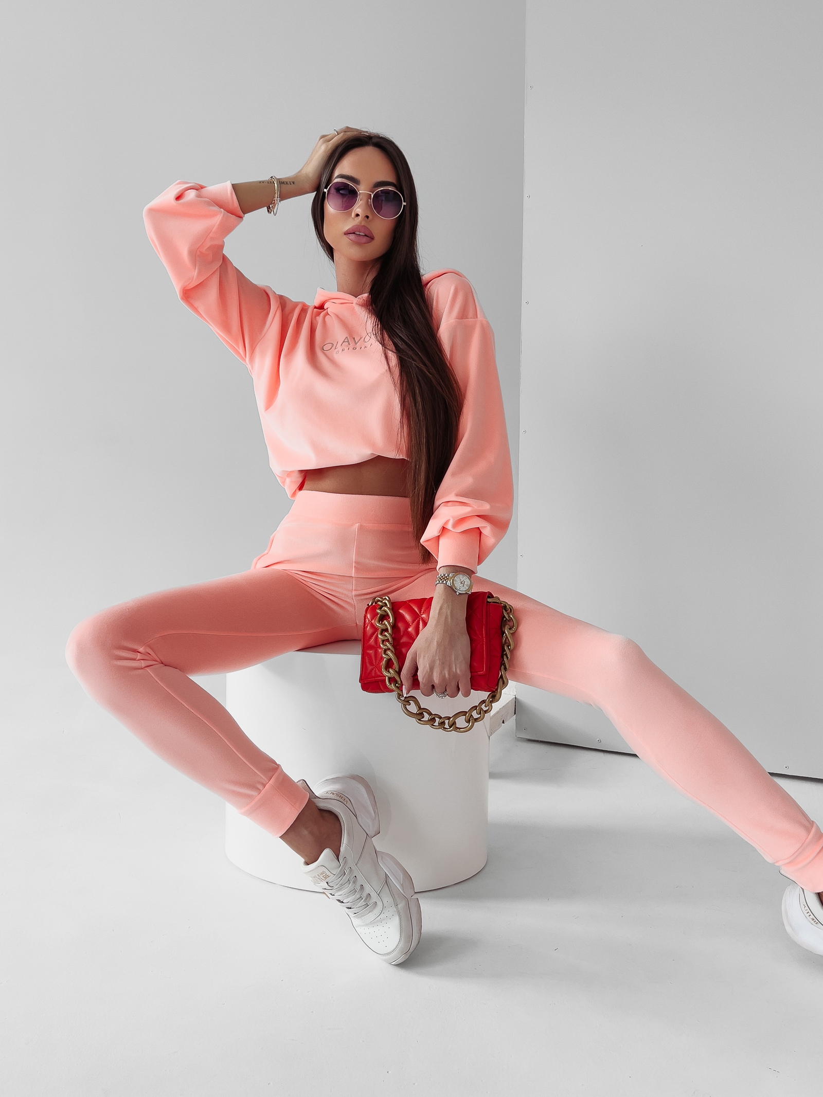 Komplet dresowy Penelope Ola Voga łososiowy Komplet dresowy Penelope Ola Voga łososiowy