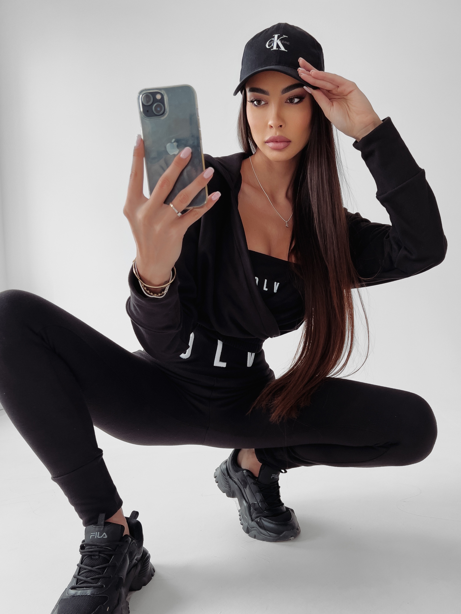 Komplet 3-częsciowy logowany Moccia Ola Voga czarny