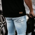 T-shirt męski klasyczny Leo Ola Voga czarny