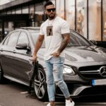 T-shirt męski klasyczny Leo Ola Voga ecru