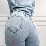 Kombinezon jeansowy Garet niebieski