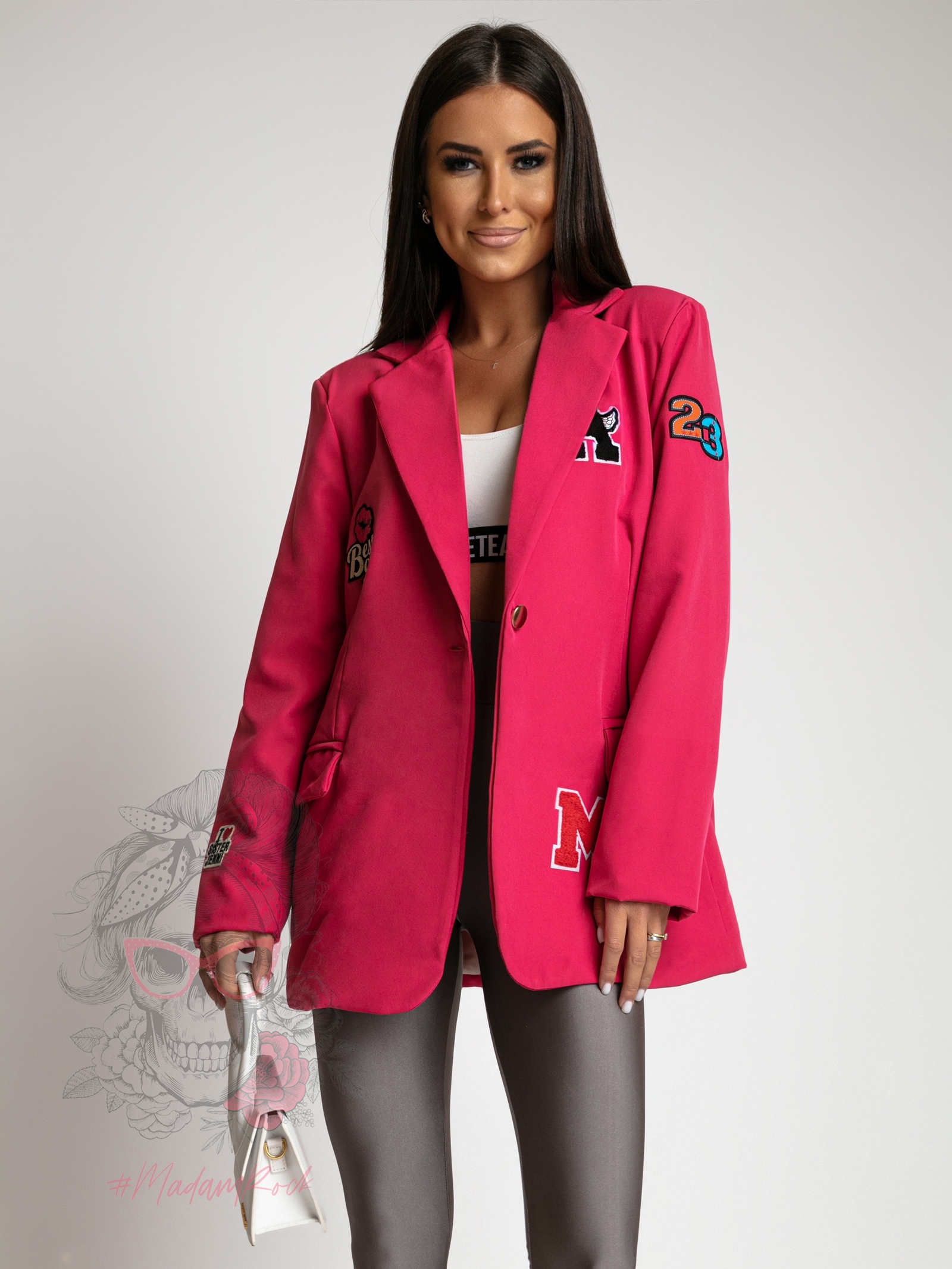 Legginsy elastyczne Lycra II szare Legginsy elastyczne Lycra II szare