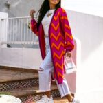 Kardigan kolorowy MiSunny fuksja