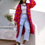 Kardigan kolorowy MiSunny fuksja