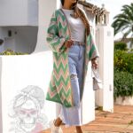 Kardigan kolorowy MiSunny zielony