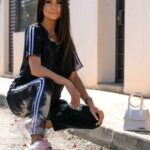 Komplet sportowy TieDyes ombre czarny