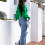 Spodnie jeansowe z sercem DoThis niebieskie