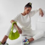 Komplet damski logowany Lilly Ola Voga ecru