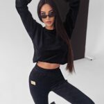 Komplet damski logowany Lilly Ola Voga czarny