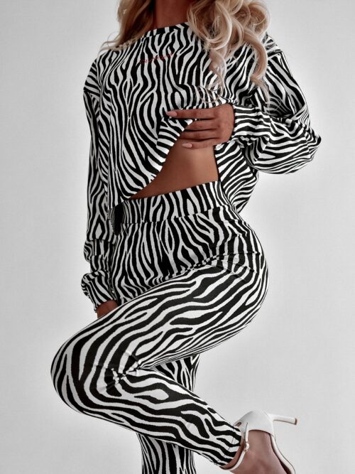Komplet damski Lucy Ola Voga zebra