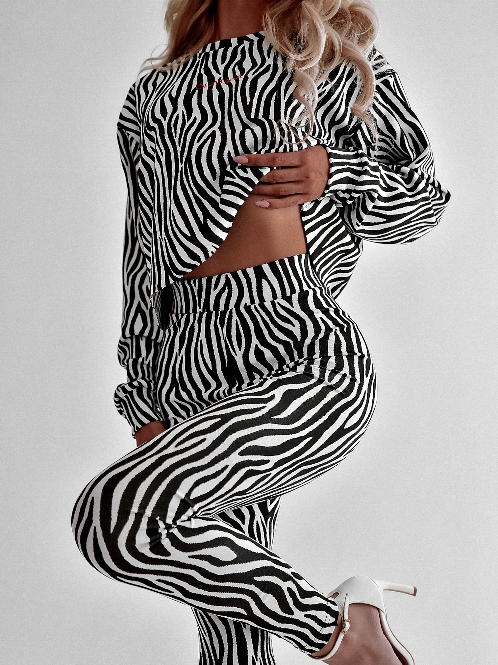 Komplet damski Lucy Ola Voga zebra