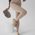 Legginsy połyskujące Judith Ola Voga beżowe