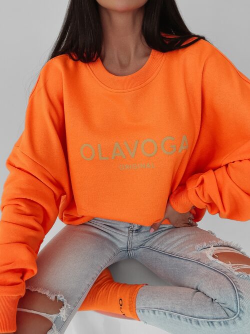 Bluza overisze Ava Ola Voga pomarańczowa