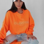 Bluza overisze Ava Ola Voga pomarańczowa