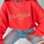 Bluza overisze Ava Ola Voga różowa