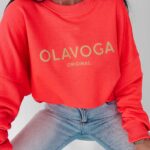 Bluza overisze Ava Ola Voga różowa