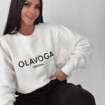 Bluza overisze Ava Ola Voga ecru