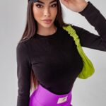 Body dopasowane Yoland Ola Voga czarny