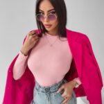 Body dopasowane Yoland Ola Voga pudrowy róż