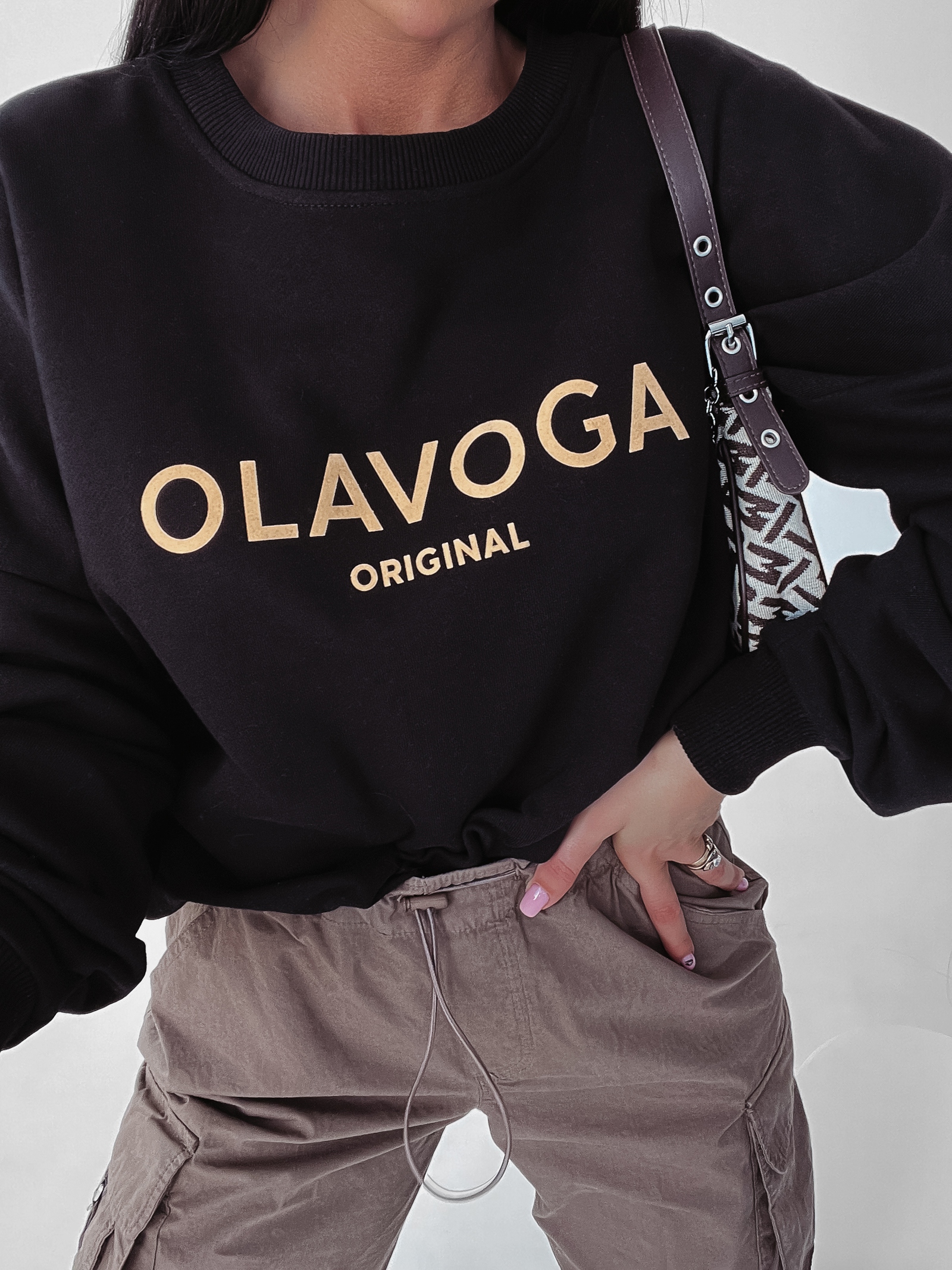 Bluza overisze Ava Ola Voga czarna