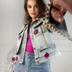 Katana jeansowa Euphoria Gold niebieska