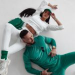 Komplet męski casualowy Paul zielony