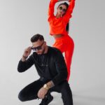 Komplet męski casualowy Paul czarny