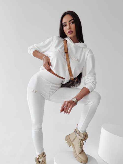 Komplet sportowy damski Lena Ola Voga ecru