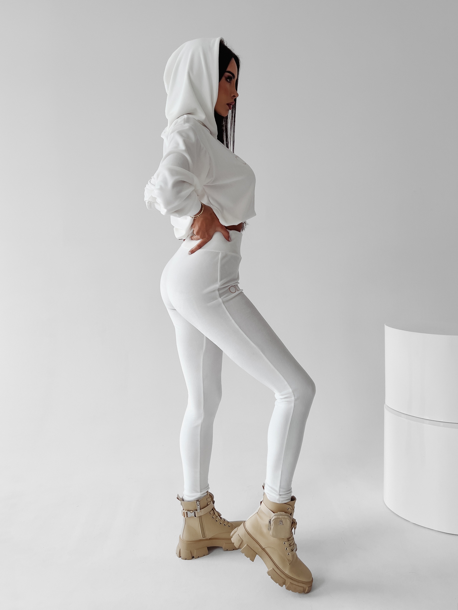 Komplet sportowy damski Lena Ola Voga ecru