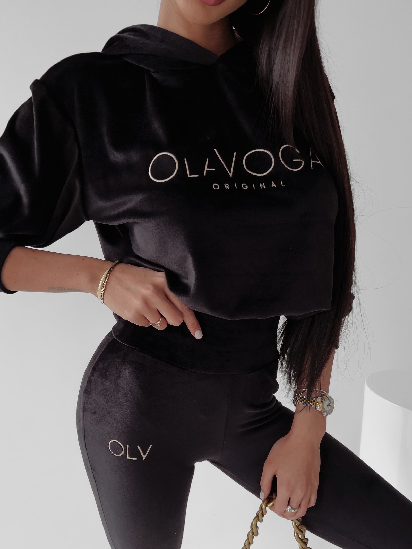 Komplet sportowy damski Lena Ola Voga czarny Komplet sportowy damski Lena Ola Voga czarny