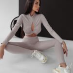 Komplet elastyczny Lidia Ola Voga beżowy