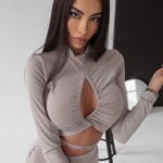 Komplet elastyczny Lidia Ola Voga beżowy