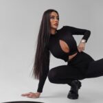 Komplet elastyczny Lidia Ola Voga czarny