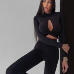 Komplet elastyczny Lidia Ola Voga czarny