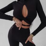 Komplet elastyczny Lidia Ola Voga czarny