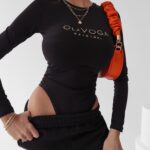 Body dopasowane Clarisse Ola Voga czarne