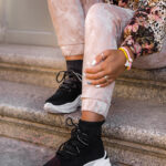 Buty sportowe skarpetki Madam Ortis czarne