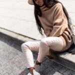 Botki z wycięciem Madam Eluo Light beżowe