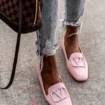 Mokasyny pastelowe Madam Botte pudrowe